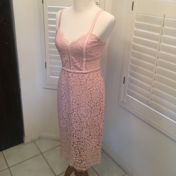 Express Dresses & Skirts - Express piped lace sheath dress